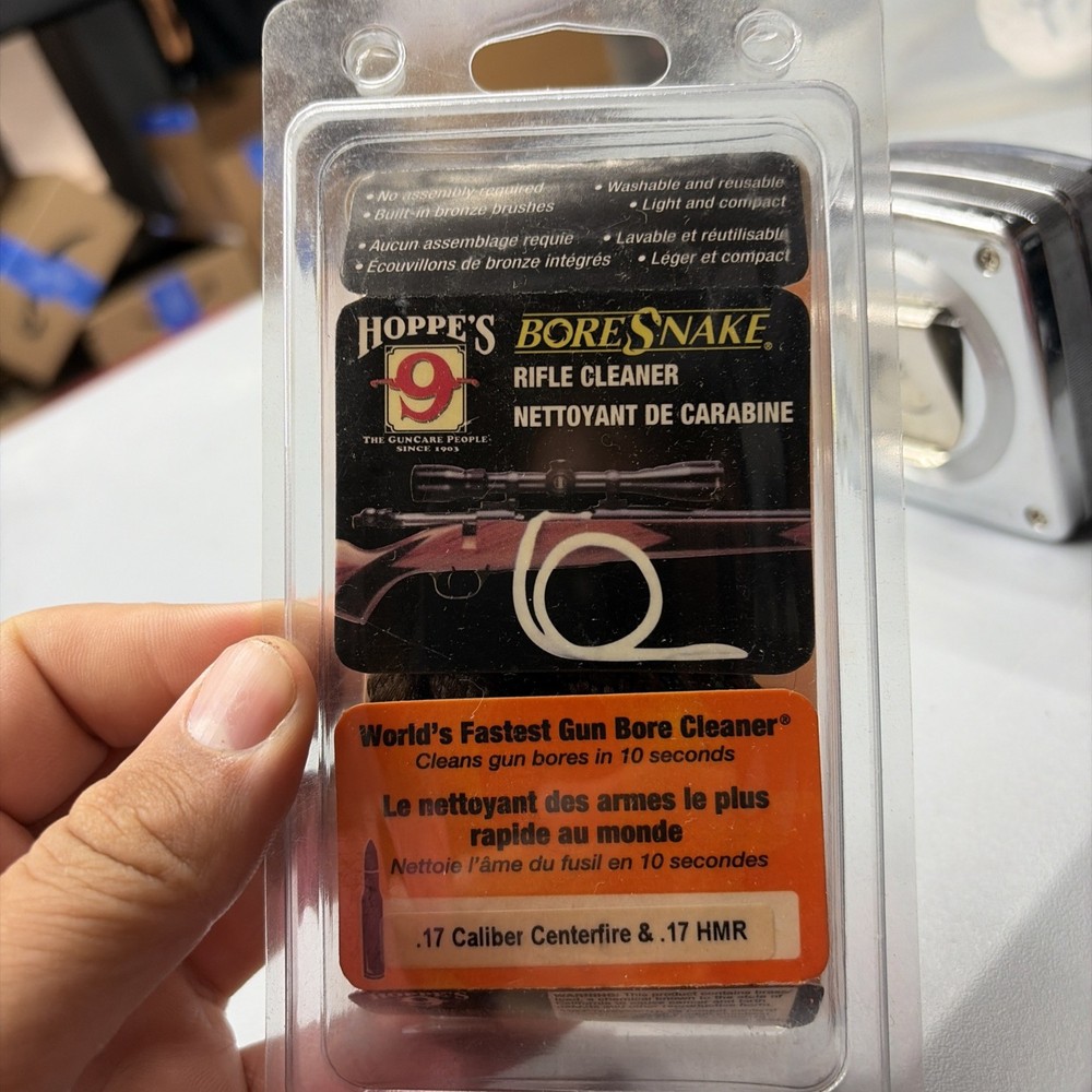 Hoppe’s Bore Snake .17 Caliber Centerfire & .17 HMR Deep Cleaning 24010