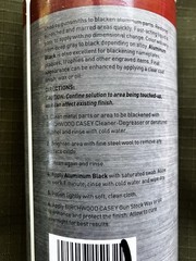 Birchwood Casey Aluminum Black Metal Finish 32 oz GIANT BOTTLE