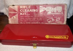 Vintage Outers Gunslick Rifle Cleaning Kit No. 477 w/ Box Solvent & Patches