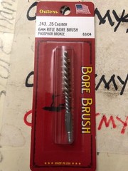 New Outers Rifle Phosphor Bronze Bore Brush, .243, 6mm .25 Bronze #83104