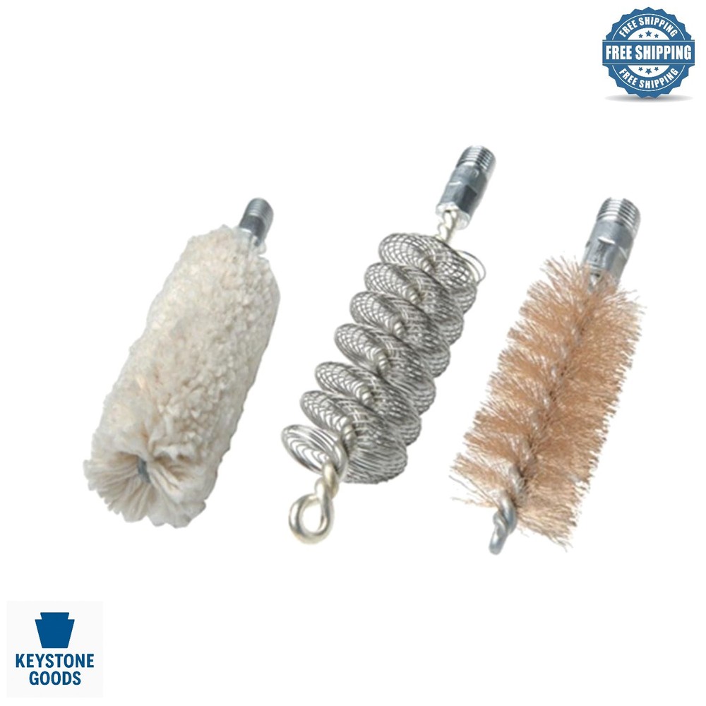 3-Pack Shotgun Cleaning Kit for 12 Gauge – Copper & Cotton Swabs