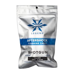 Legend Aftershock Cleaning Cable for 12 Gauge Shot-guns Woven Cotton White Black
