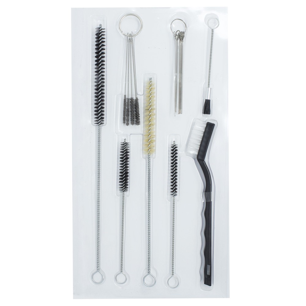 17PC Paint Spray Gun Rifle Pistol Air Brush Passage Cleaning Bristle Needle Kit