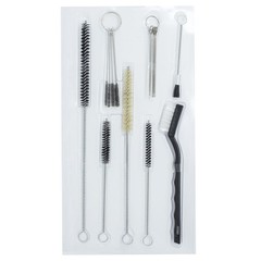 17PC Paint Spray Gun Rifle Pistol Air Brush Passage Cleaning Bristle Needle Kit