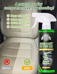 Kingvo Car Interior Cleaner Spray, Multipurpose Leather Seat Cleaner Citrus