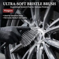 8PCS All-in-One Wheel & Tire Cleaning Kit – 360° Flexible Synthetic Wool 8 PCS