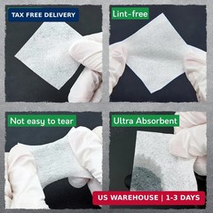Gun Cleaning Supplies – Cleaning Patches and Cotton Swabs, 6″ Long Cotton Swab &