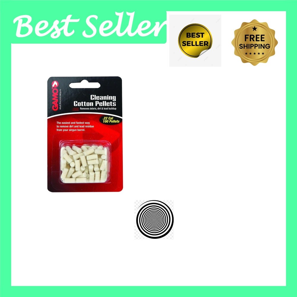 100 Count Airsoft .22 Caliber Cotton Cleaning Pellets for Optimal Performance