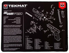 TekMat Ultra 20 – Sig Sauer P320 Gun Cleaning Mat, Black, TEK-20-SIGP320