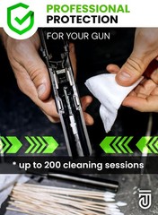 500 Pcs 3″ Gun Cleaning Patches – Professional Gun Cleaning Supplies, 3×3 Gun…