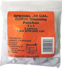 NEW! Southern Bloomer Cotton Cleaning Patches 30cal 2″x2″ 175/bag 130