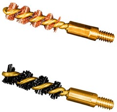 Otis FG317NB Bore Brush Set 17 HMR/177 Cal/177 WSM 5-40″ Thread 1″ Long Bronze/N
