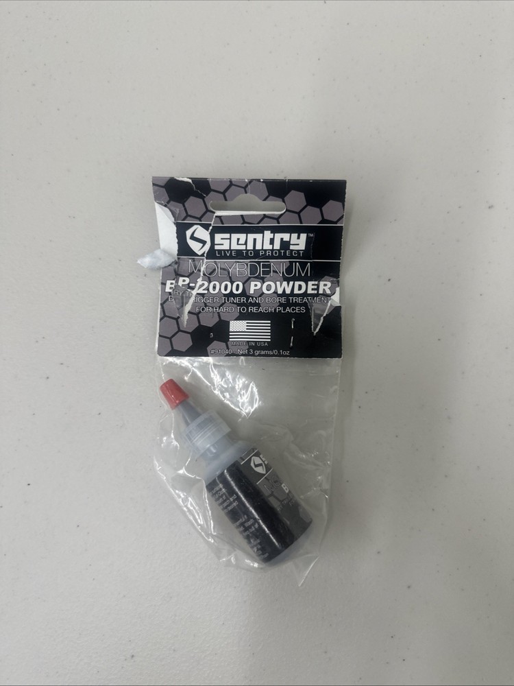 Sentry Solutions BP-2000 Dry Powder Gun Lubricant, 0.1 oz Dropper Bottle, 91040