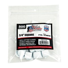 Gun Cleaning Patches – 500 Count – 3/4 Inch – Square