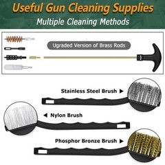 Cleaning Kit for 5.56 .223 7.62 .308 7.62 Cal,Universal Cleaning Kit for Hunt…