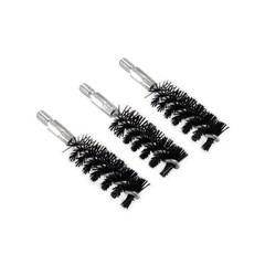 3Pcs Nylon Bristle Bore Brush 357 cal 5×40 8×32 Thread for Gun Cleaning Rod