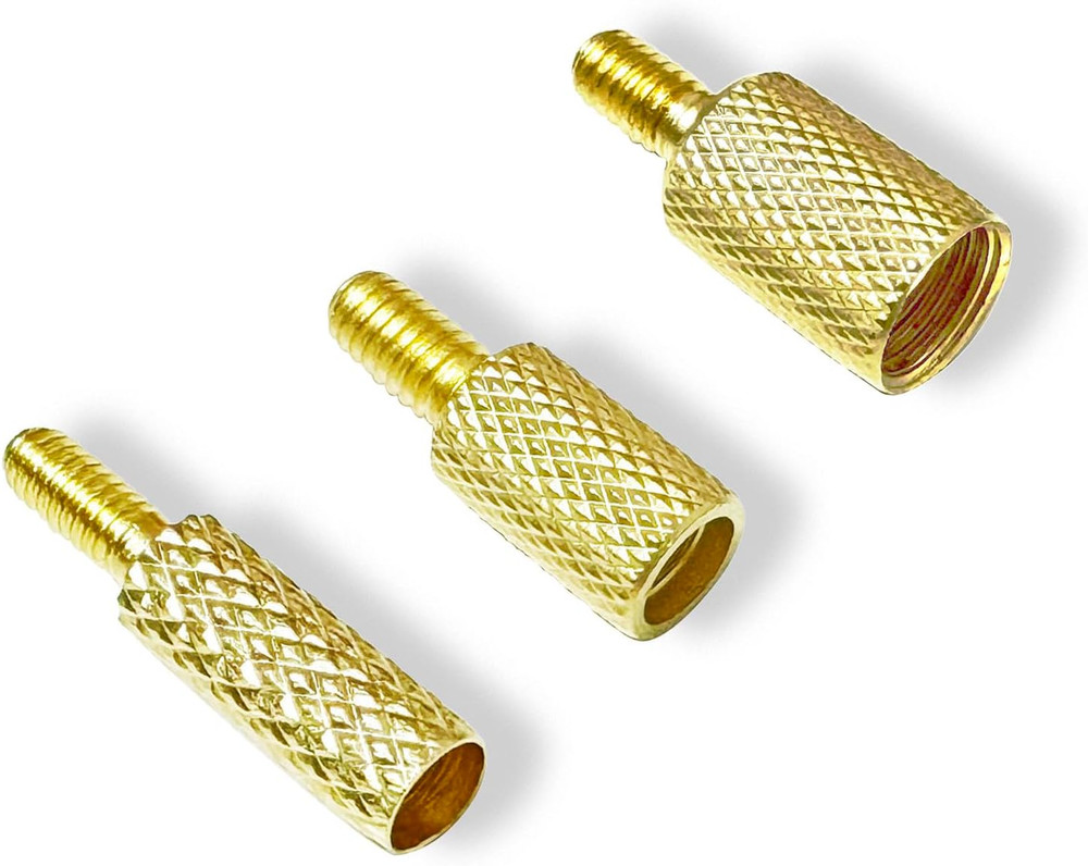 Brass Cleaning Rod Adapter for Various Calibers and Shotgun Brushes