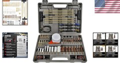 Handgun Cleaning Kit with Durable Brass Brushes and Lengthened Cleaning Rods