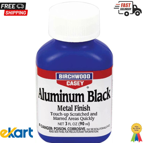 Birchwood Casey Fast-Drying Fast-Acting Aluminum Black Metal Finish for and Gun