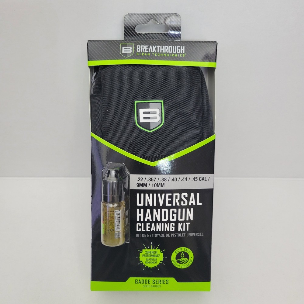 *NEW* Breakthrough Clean Technologies BadgeSeries Universal Handgun Cleaning Kit