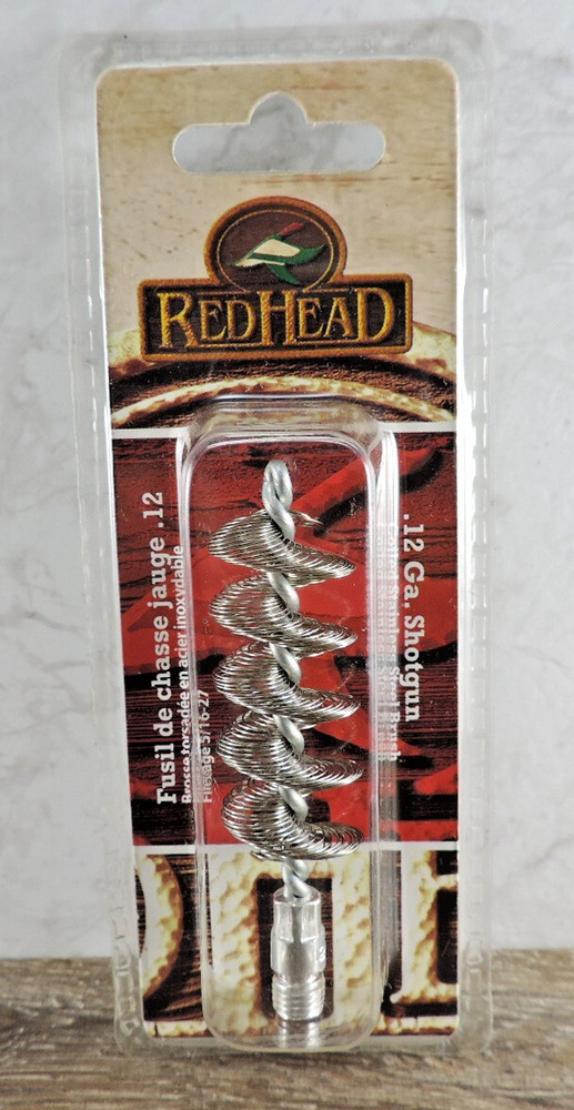 Red Head 12 Ga Coiled Stainless Steel Bore Brush Thread Size 5/16-27