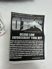 Otis Deluxe Law Enforcement Weapon Cleaning Tool Kit 9mm .45 5.56 7.62 12ga