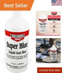 Super Blue Liquid Gun Blue – Double Strength for Rifles, Pistols, Revolvers, …