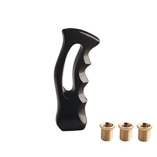Universal Gun Grip Handle Shift Knob Manual Gearbox Screw On for Dodge Black