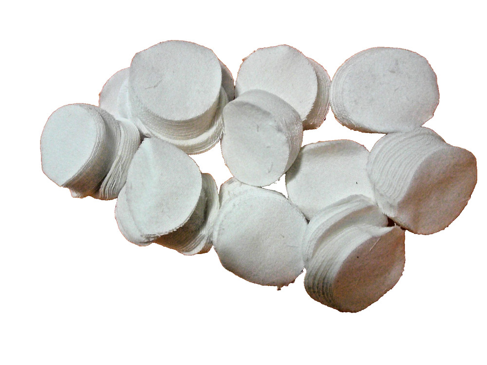 pack of 200+ 2 to 2 1/2 inch Round cotton Gun Cleaning Patches