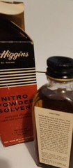 Vintage J.C. HIGGINS NITRO POWDER SOLVENT No. 2119 2 fl oz Full With Box