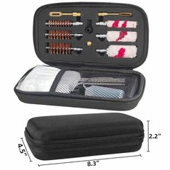 Shotgun Cleaning Kit – Bronze Bore Brushes, Cotton Mops, Nylon Brush, Cleaning P