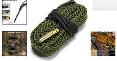 Fray Resistant Bore Cleaning Rope for .223, 9mm, .38 Cal – Lightweight & Durable