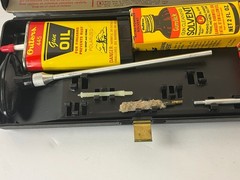 Outers Revolver Gun Cleaning Kit P-479 Pistol Oil Gunslik 445 Rod Solvent