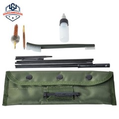 10 Piece .22 22LR .223 556 Rifle Gun Cleaning Kit Nylon Brush Cleaner with Pouch