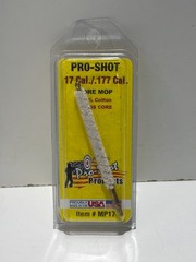 PRO SHOT MP17 BRASS CORE PURE MOP .17/.177 CAL CLEANING BRUSH (P32011449)
