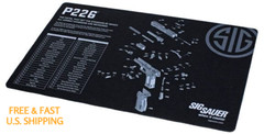 S!G P226 Gun Cleaning Mat Soft Polyester Discontinued Print OFFICIAL S!G