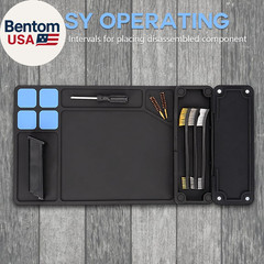 Gun Cleaning Mat, Pistol Mat, Anti-Slip Rubber Gun Mat, Magnetic Pistol Cleaning