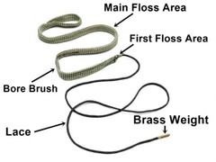 Barrel Cleaning Rope for .30 .308 30-06 .300 .303 Cal 7.62mm Gun Pistols Rifles