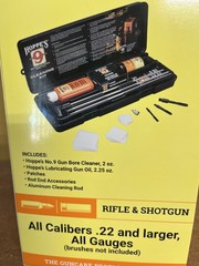 Hoppes Premium Rifle & Shotgun Cleaning Kit With Aluminum Rod Accessories – UO