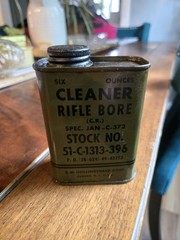 MILITARY SURPLUS CLEANER RIFLE BORE 51-C-1313-396 6 OZ