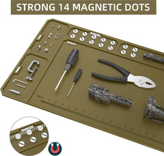 Gun Clean Mat Magnectic for All Guns Extra Large 48″X16″ for Rifle Anti-Slip …