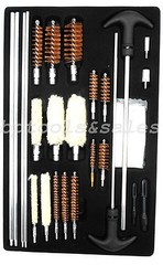 126pc Universal Gun Cleaning Kit Rifle Pistol Shotgun Handgun Firearm Cleanr Kit
