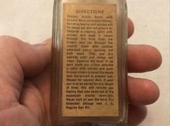 J. C. HIGGINS Nitro Powder Solvent Vintage Empty Bottle