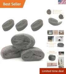 6 Pack of Coarse Steel Wool Gap Blocker for Indoor & Outdoor Pest Control
