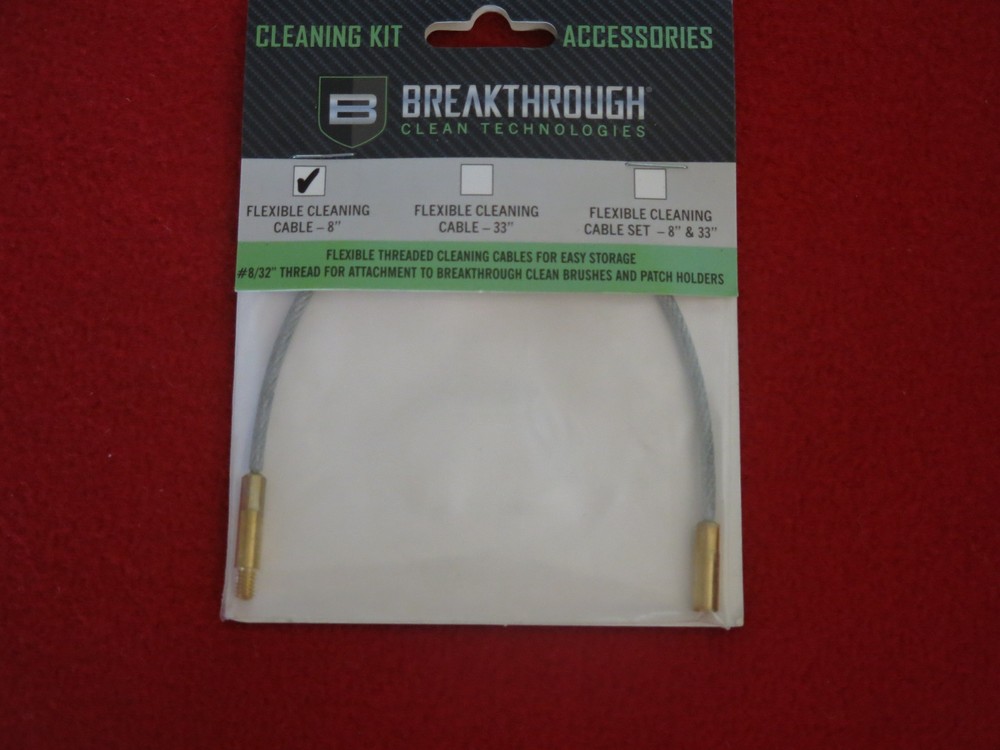Breakthrough Flexible Cleaning 8″Cable (8-32 thread) Clean technologies Cheap