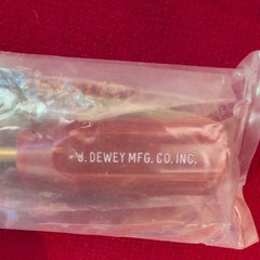 Dewey Professional Chamber Cleaning Rod CHR-16 9.5 In Brass Red Bore Brush USA