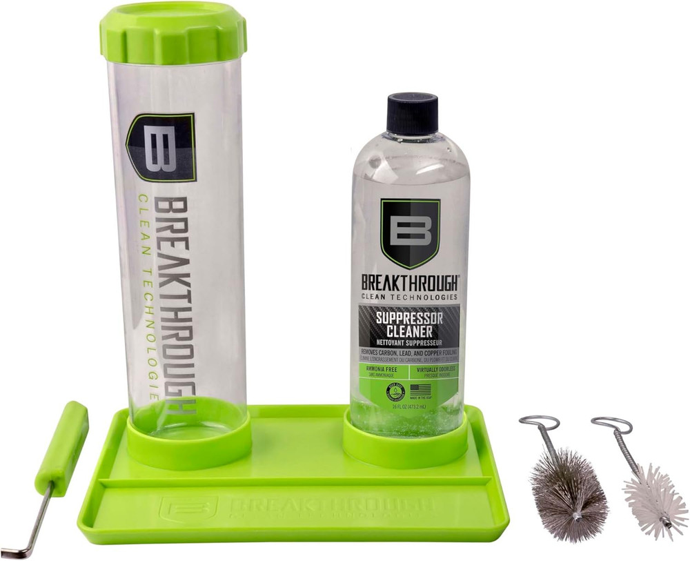 Breakthrough Clean Technologies Suppressor Cleaning Kit, 16Oz. Removes Carbon an