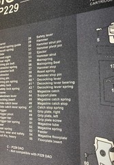 Gun Cleaning Mat Sig Sauer P229 Breakdown Schematics Parts Diagram Mouse Pad