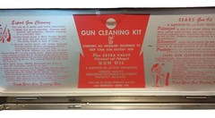 Vintage Sears Roebuck Gun Cleaning Kit EMPTY Tin “For Display Or The Collector”