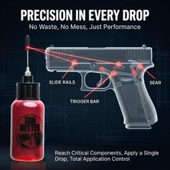 1 fl oz Needle Oiler – Full Synthetic CLP Gun Oil Pistols Rifles & EDC Precision